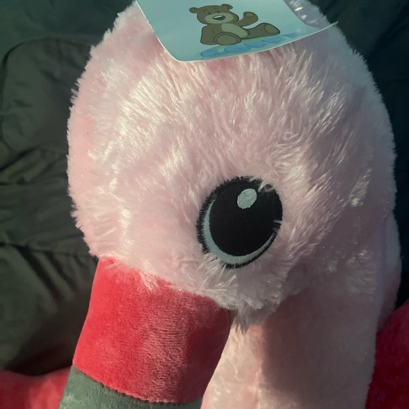 Goffa Giant Flamingo Plush About 4 Feet Tall - Picture 3 of 4